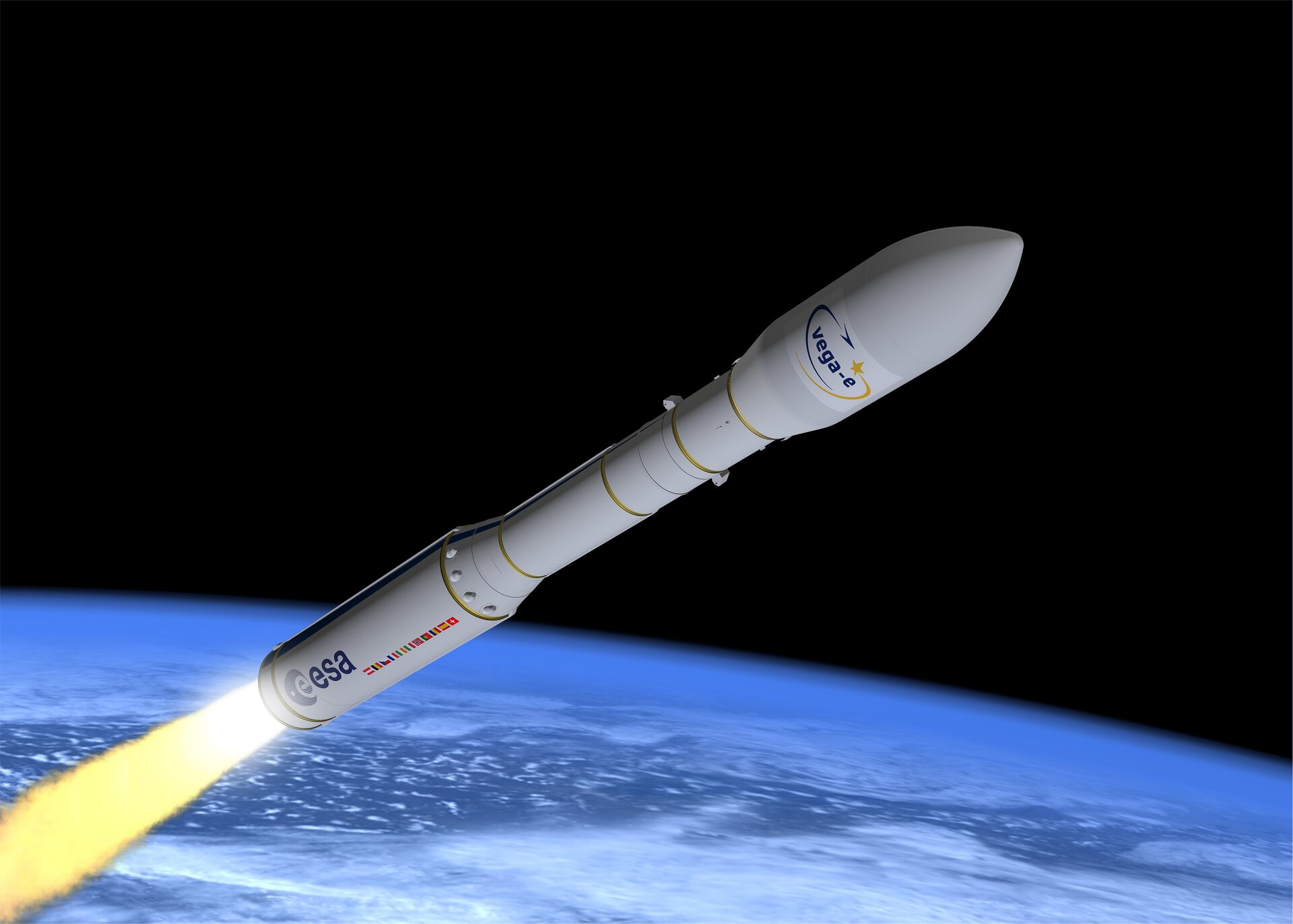 Vega-E will be a three-stage launcher featuring the innovative M10 upper stage engine