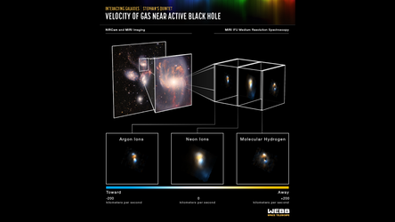 Velocity of gas near active black hole