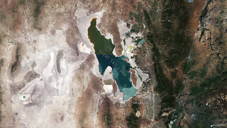 Great Salt Lake: from 1985 to 2022