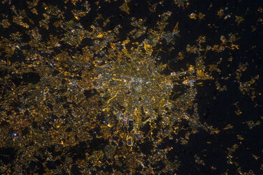 Milan at night in 2012