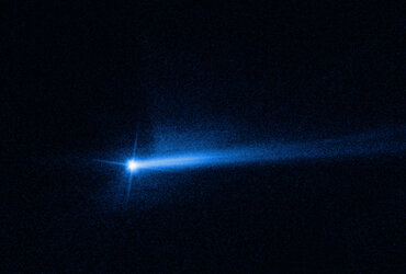Hubble follow-up of DART impact