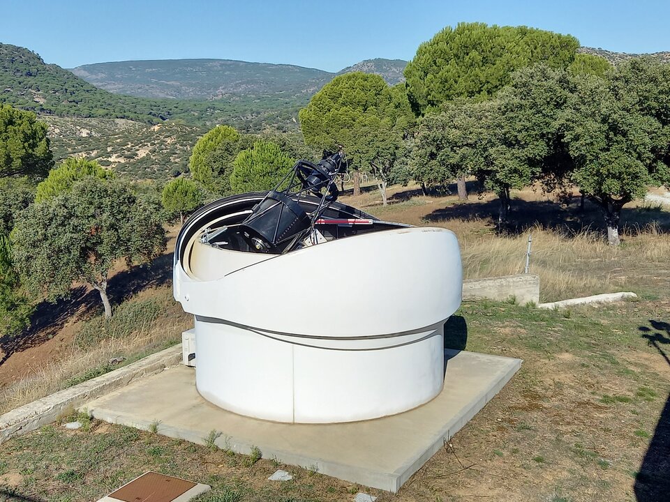 ESA's Test-Bed Telescope 1 on site at Cebreros