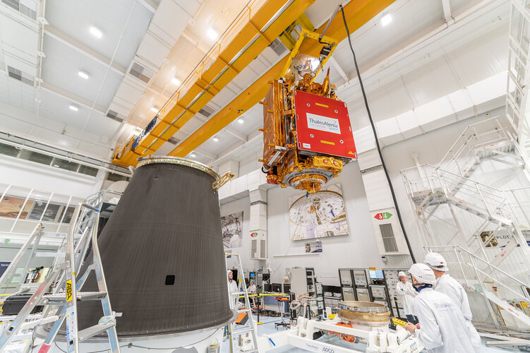 Sentinel-1C being prepared for fit check