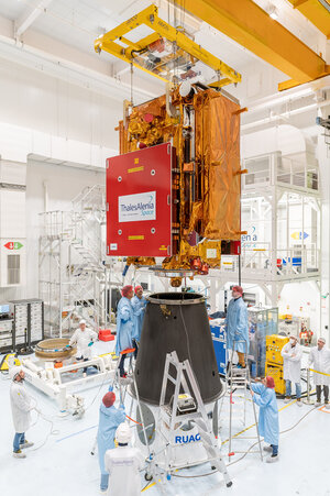 Sentinel-1C undergoing fit-check tests