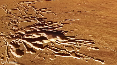 Perspective view 1 of Ascraeus Mons