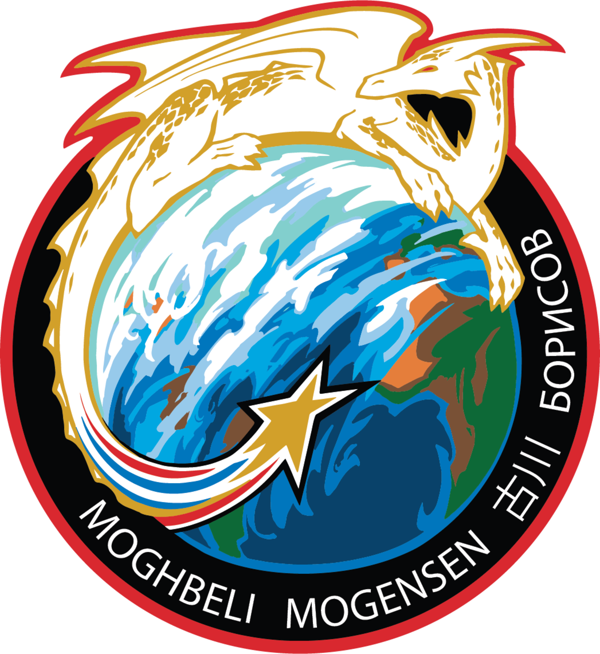The mission patch for Crew-7