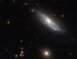 Hubble explores explosive aftermath in NGC 298