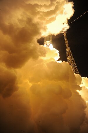 Ariane 5 flight VA213, 5 June 2013: ATV-4 Albert Einstein onboard