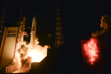 Ariane 5 flight VA219, 29 July 2014: ATV-5 Georges Lemaître onboard