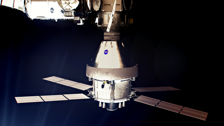 Orion docked to Gateway