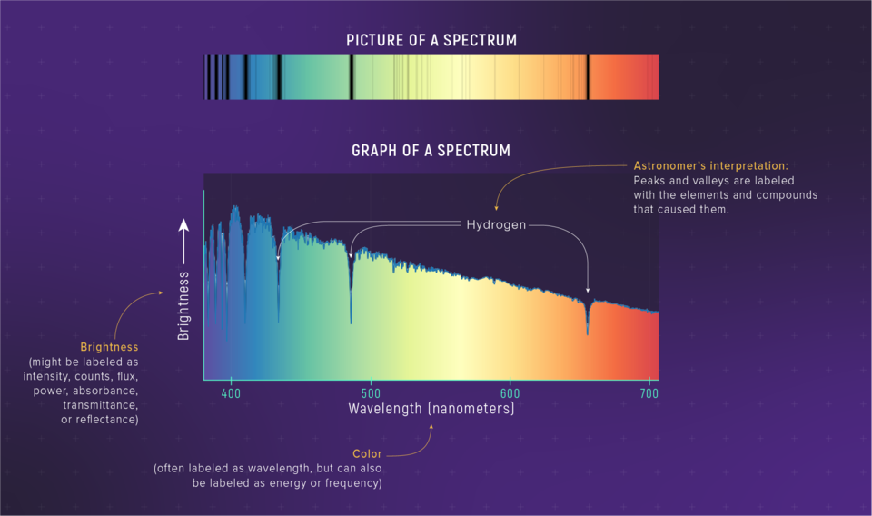 A star’s spectrum explained