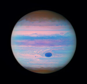 Jupiter in ultraviolet