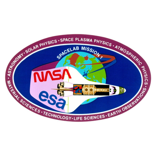 Spacelab Mission 1 patch, 1983