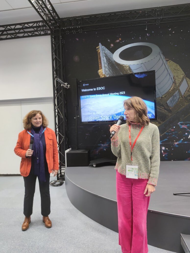 Following Rolf Densing, Catherine Franche, Executive director of Ecsite, and Maria Menendez, Head of ESA’s Outreach Coordination Office, provided a few additional words of welcome. 