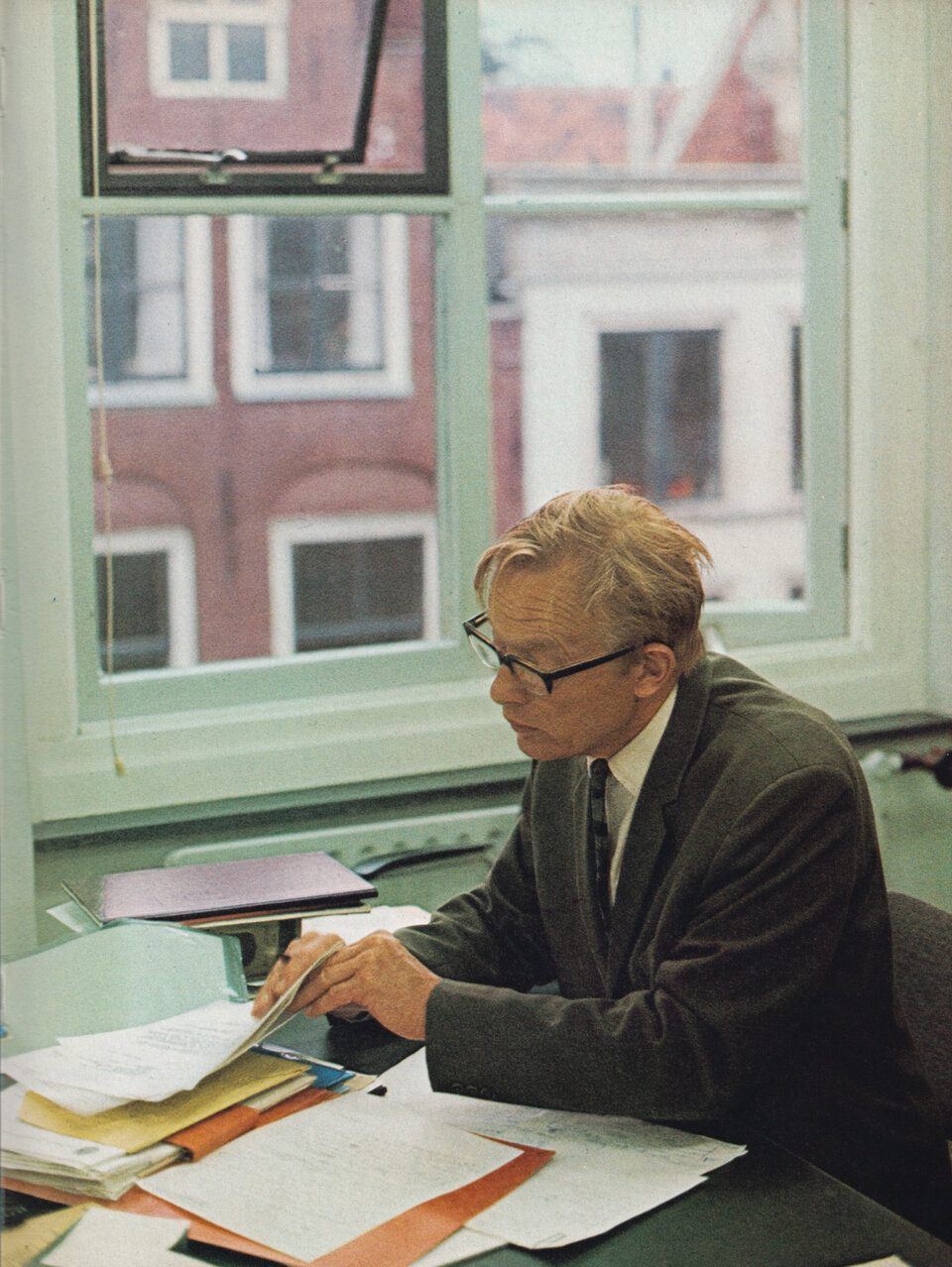 H. van der Hulst In Leiden, c.1971