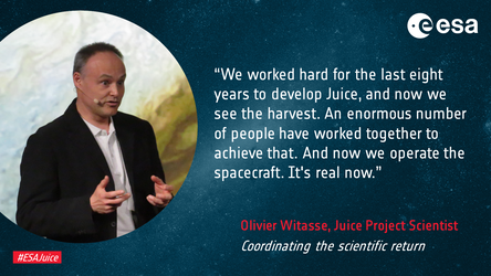 Juice one-year on: Olivier Witasse