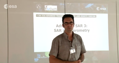 Lecture on SAR interferometry with R. Hanssen from TU Delft in the Netherlands