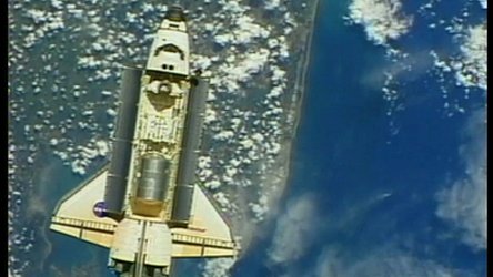 highlights of the STS-100 mission to the ISS in 2001